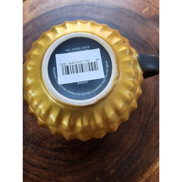 Walt Disney World 50th Anniversary Black & Gold Starbucks Mug Coffee Cup NEW - Picture 5 of 5